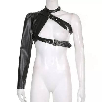 Damen-Crop-Top, einzigartiges Design, Polyester-2