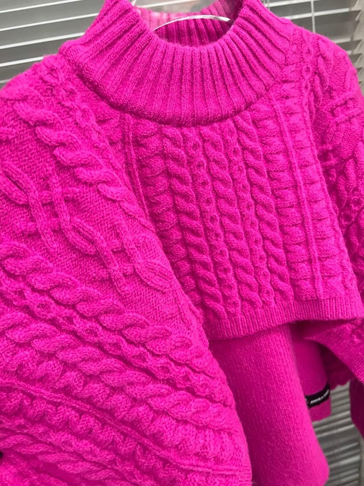 Langer Damen-Cardigan mit geometrischem Muster – locker sitzende Strickjacke für Alltag und Fest 4
