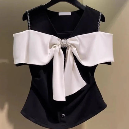 Damen-Party-Top, ärmellos, Viskose, mit elegantem Design 1