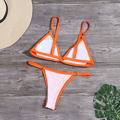 Damen Bikini Brasilianischer Schnitt Hochwertiger Stoff-3