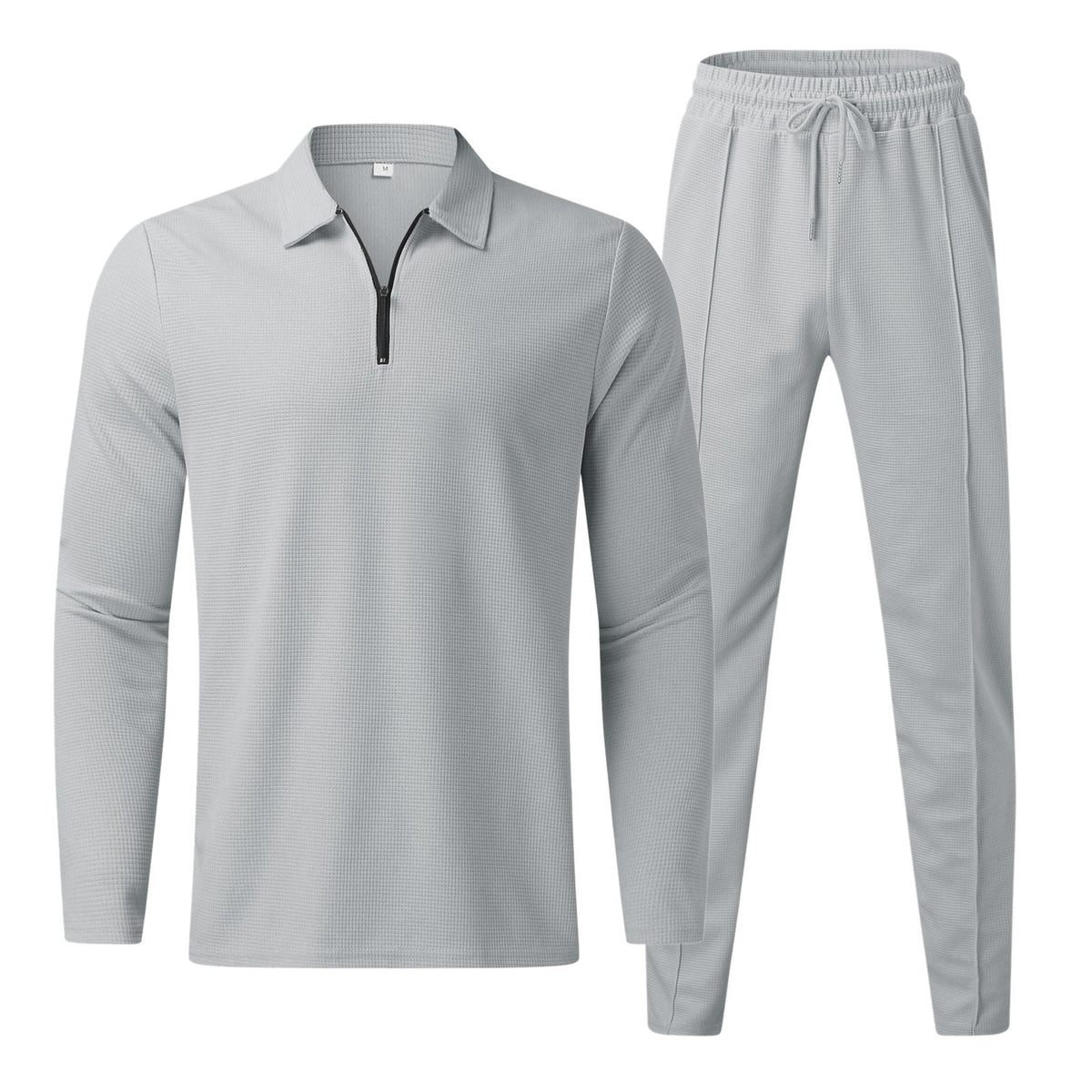 Lässiges Herren-Set, sportliche Viskose, Baumwolle-4