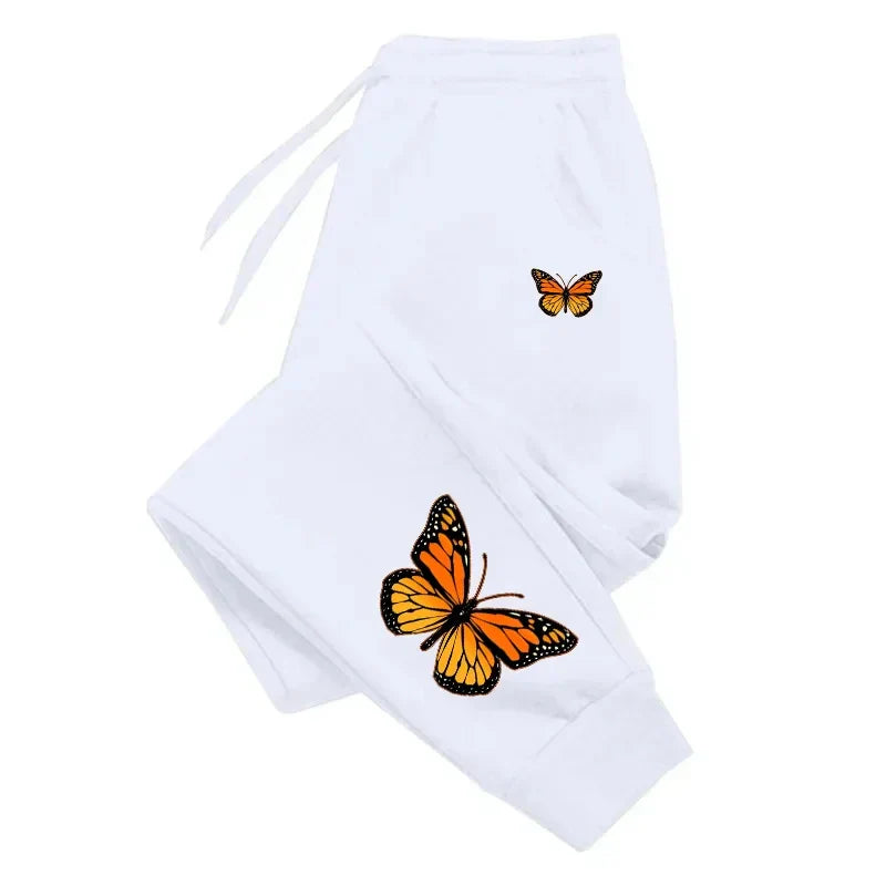 Variant image for Damen-Jogginghose Weich mit besticktem Schmetterling-19