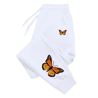 Variant image for Damen-Jogginghose Weich mit besticktem Schmetterling-19