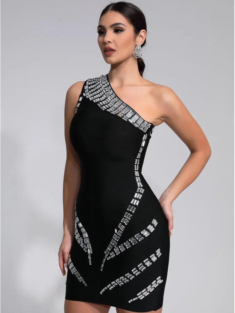 Damenkleid Mini Asymmetrisches Design Polyester Elegant Schöne Damenkleider-2