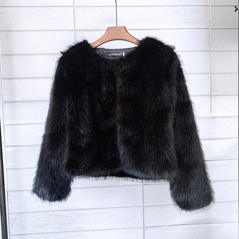 Damenjacke aus Plüsch mit Lammfellfutter – Elegante und bequeme Jacke für Damen, perfekt für Alltag und Fest 10