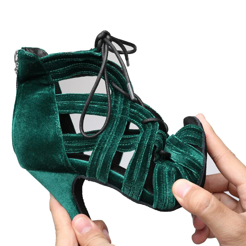 Damen Ankelstiefel Stoff mit Baumwollfutter 2