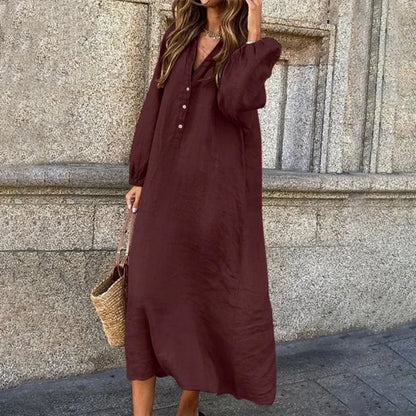 Elegante Damenkleider aus Baumwolle und Leinen – leichtes Design für Sommerfeste und Hochzeiten 5
