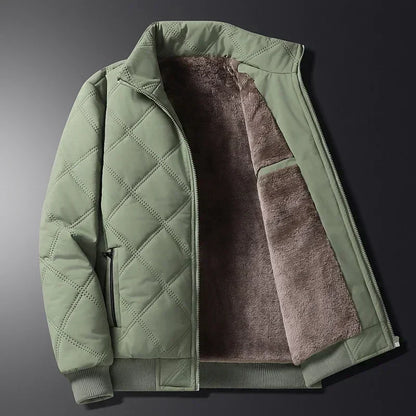 Winterjacke für Herren, gesteppt, warm und wetterfest, normale Passform, maschinenwaschbar, mehrere Größen S-4XL 5