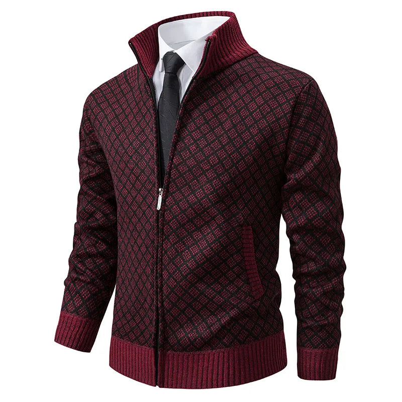 Damen-Cardigan, mit Reißverschluss, fein, gestrickt-5