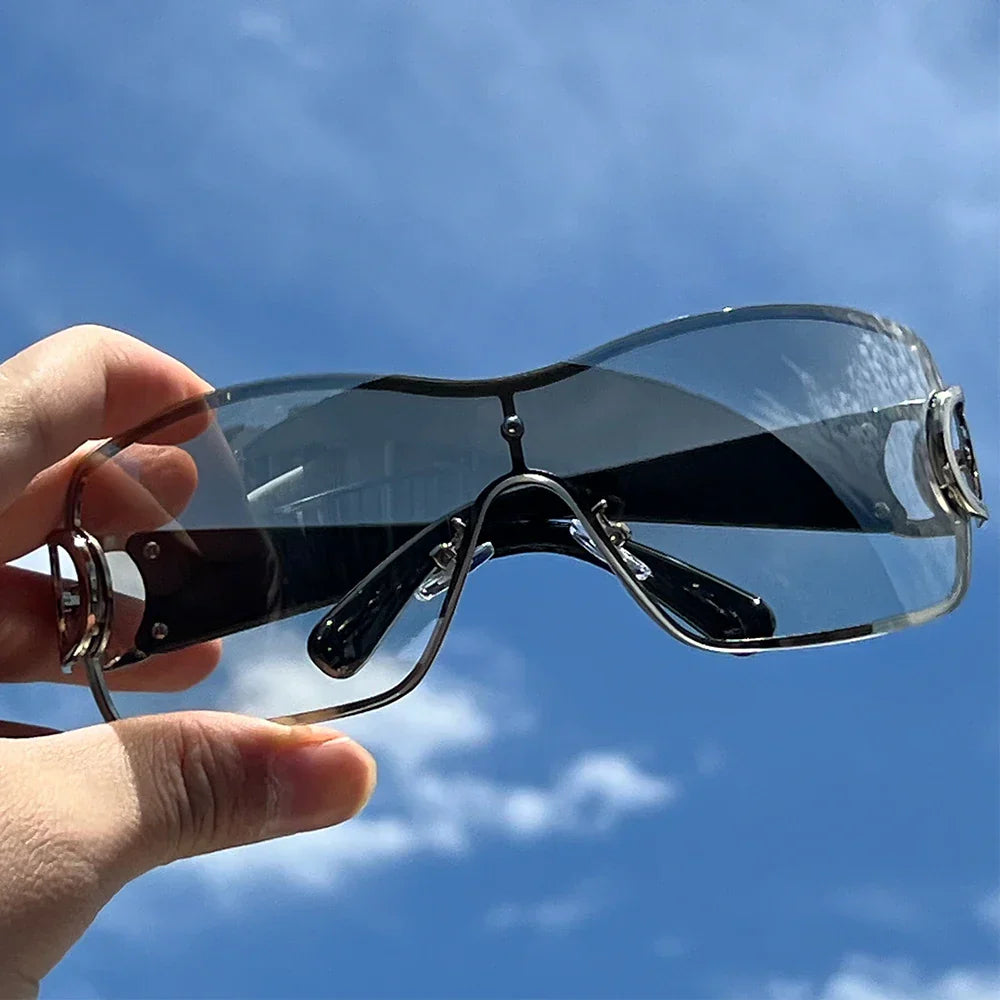 Herren-Sonnenbrille, Aluminiumrahmen, Polycarbonatglas, UV400, Schutz-2