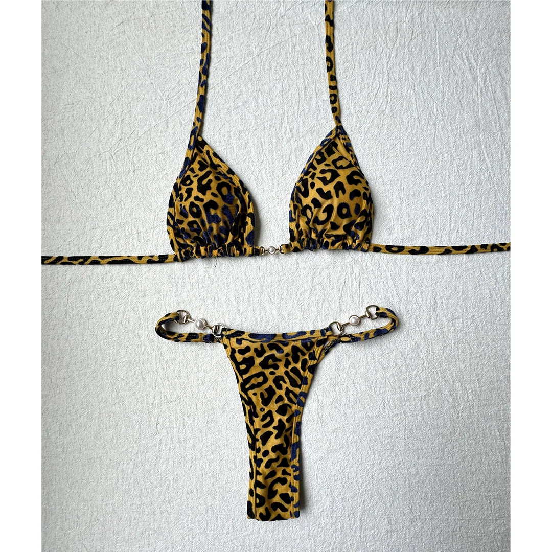 Variant image for Damen-Set, zweiteilig, Leopardenmuster, Polyester, Elasthan-25