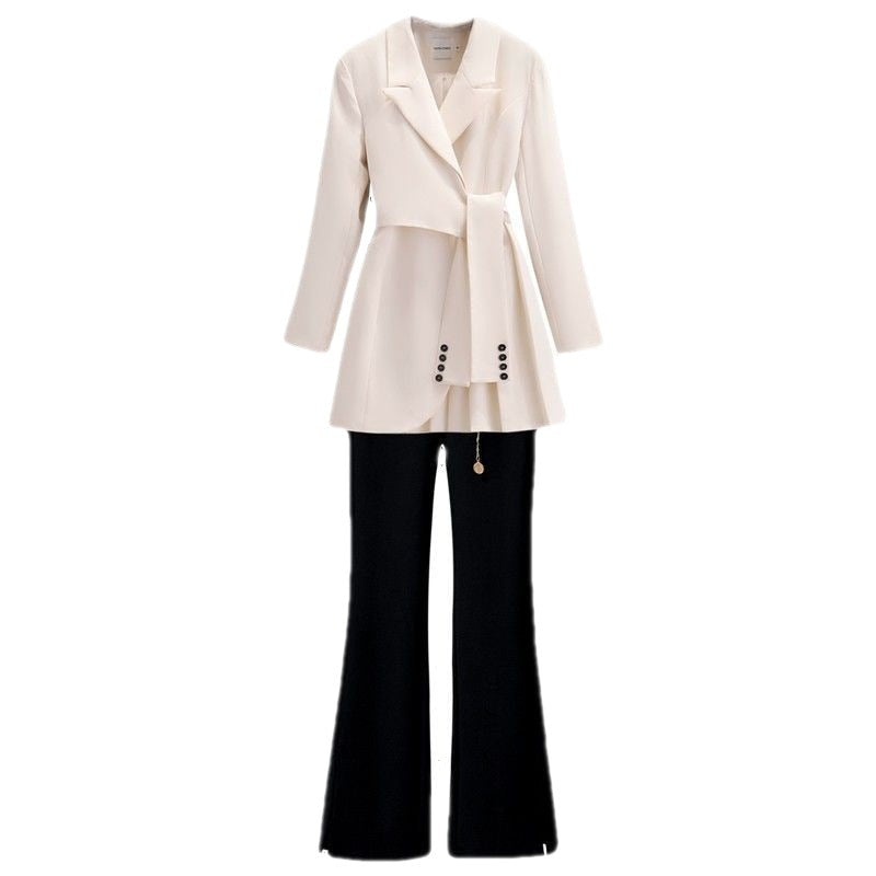 Damen-Hose mit Gürtel aus langlebigem Polyester 2