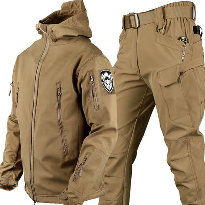 Variant image for Herren-Jacke, taktisch und Hose, wasserdicht, windfest, Funktionsmaterial-13