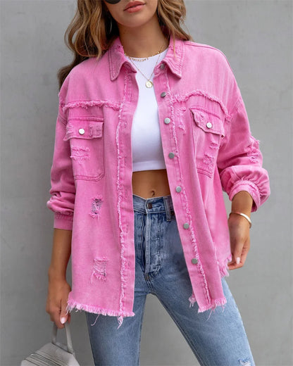 Damenjacke Trendiges Design Polyester für Damen 2