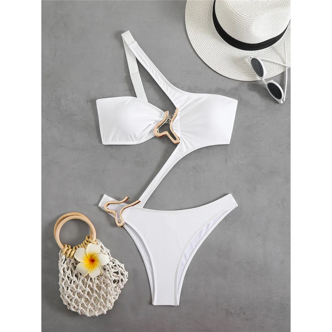 Damen-Monokini, chaotischer Stil, Polyamid 1