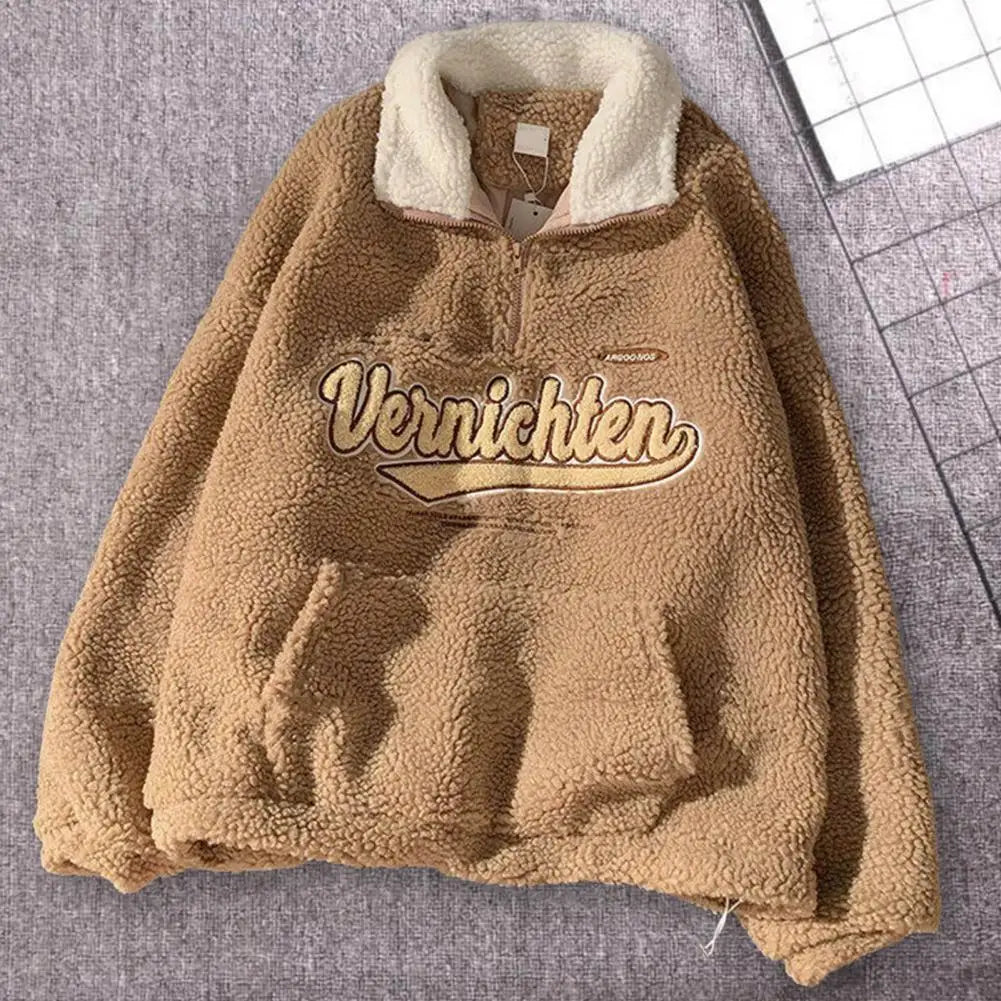 Variant image for Damen-Fleecepullover, mit bestickten Details, aus weichem Polyester-11
