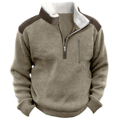 Variantenbild für Herrenpullover aus klassischer warmer Wolle, 100% Wolle-1