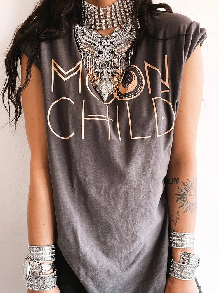 Variant image for Damen-Oversized-T-Shirt, Boho-Stil, Baumwolle-10