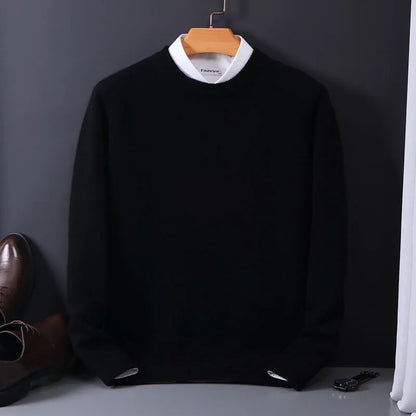 Herren-Strickpullover, klassisches Design, 100% weiches Acryl-1