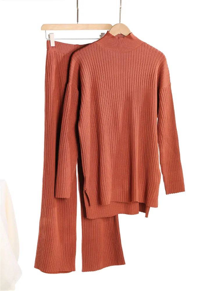 Damen-Strickanzug, elegantes Acryl-6