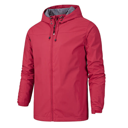 Damen-Herbstjacke Wasserdicht mit winddichtem Kragen und verstellbarer Taille-5