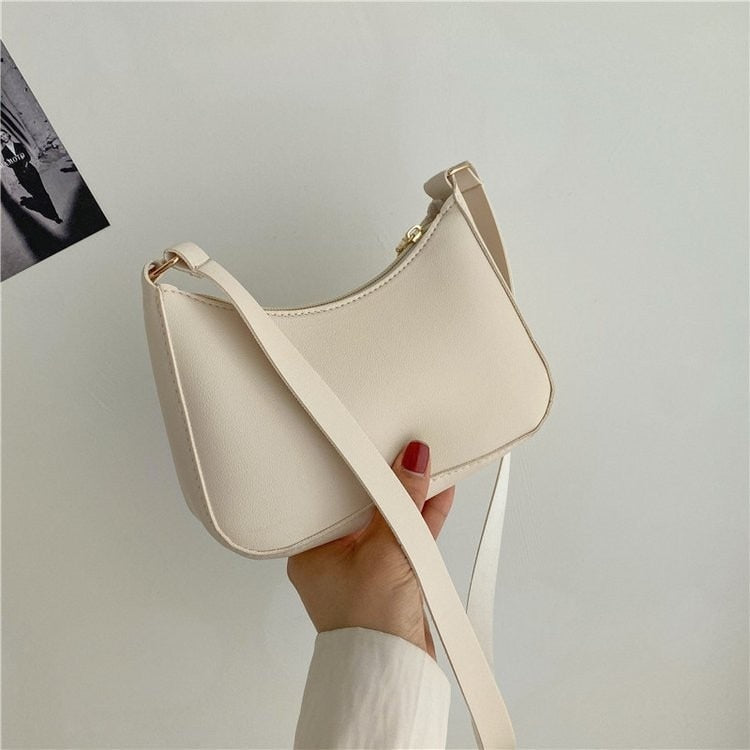 Damen-Handtasche Retro Leder Zeitloses Design-1
