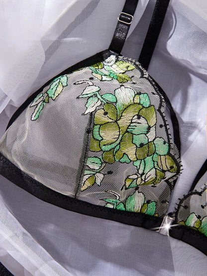 Damen-Unterwäsche-Set, mit verstellbaren Trägern aus Polyester - schicke Damen-Unterwäsche-5
