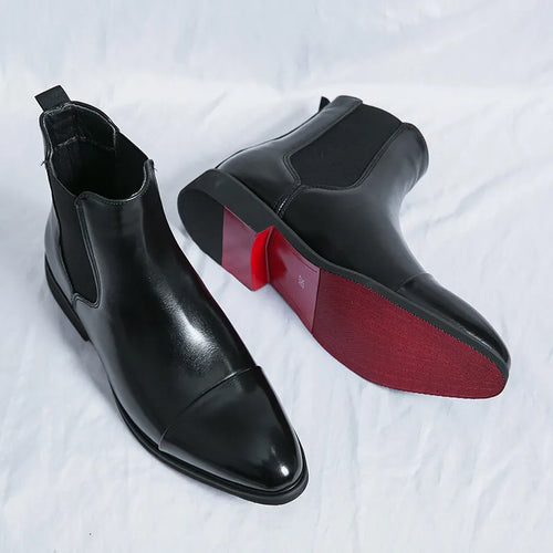 Damen-Stiefel, Leder, klassisches Design, wasserabweisender Komfort-1