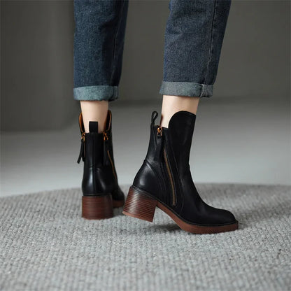 Damen-Fußkettchen, Leder, elegantes Design-1