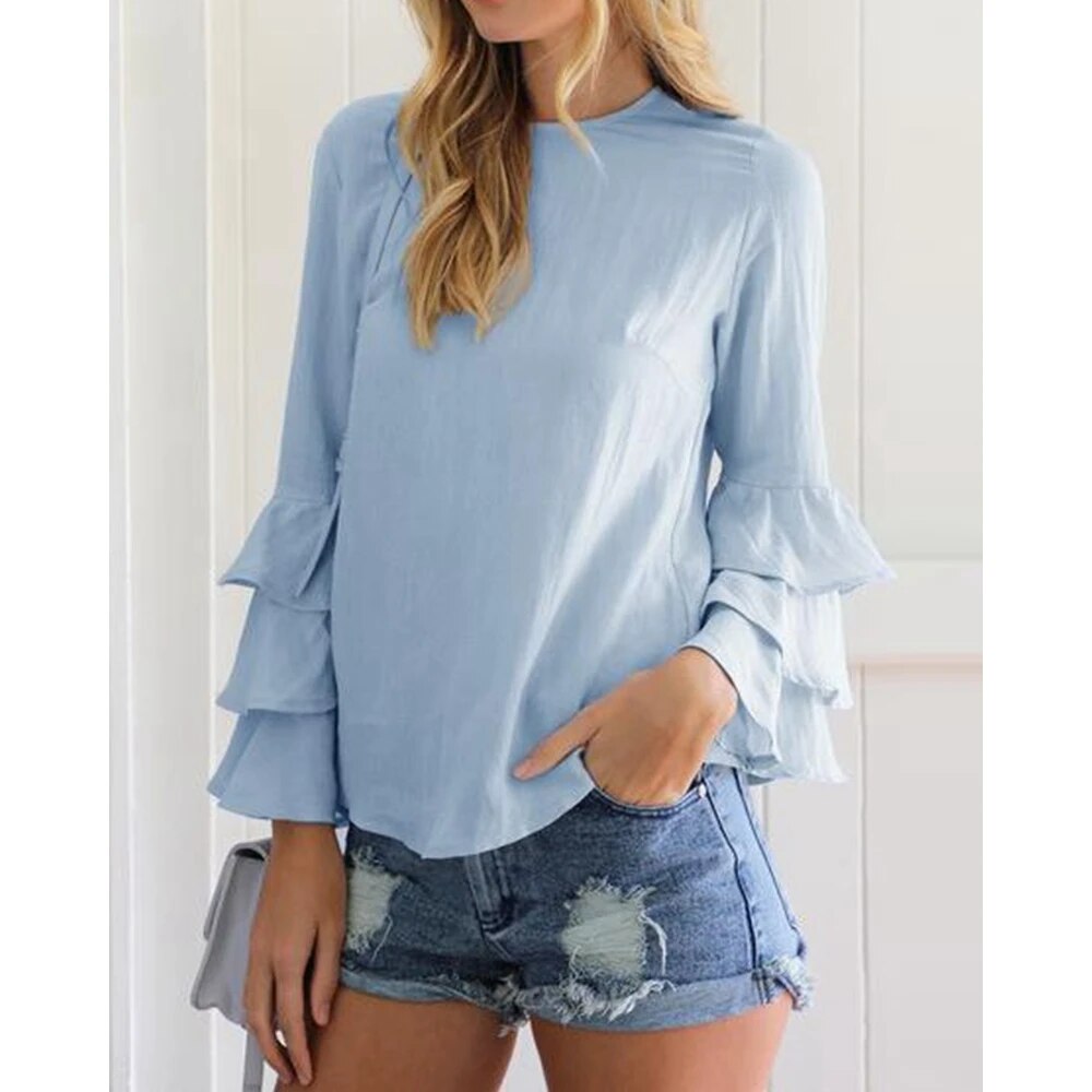 Variantenbild für Damen-Shirtkleid, klassischer Stil, 100% Baumwolle-8