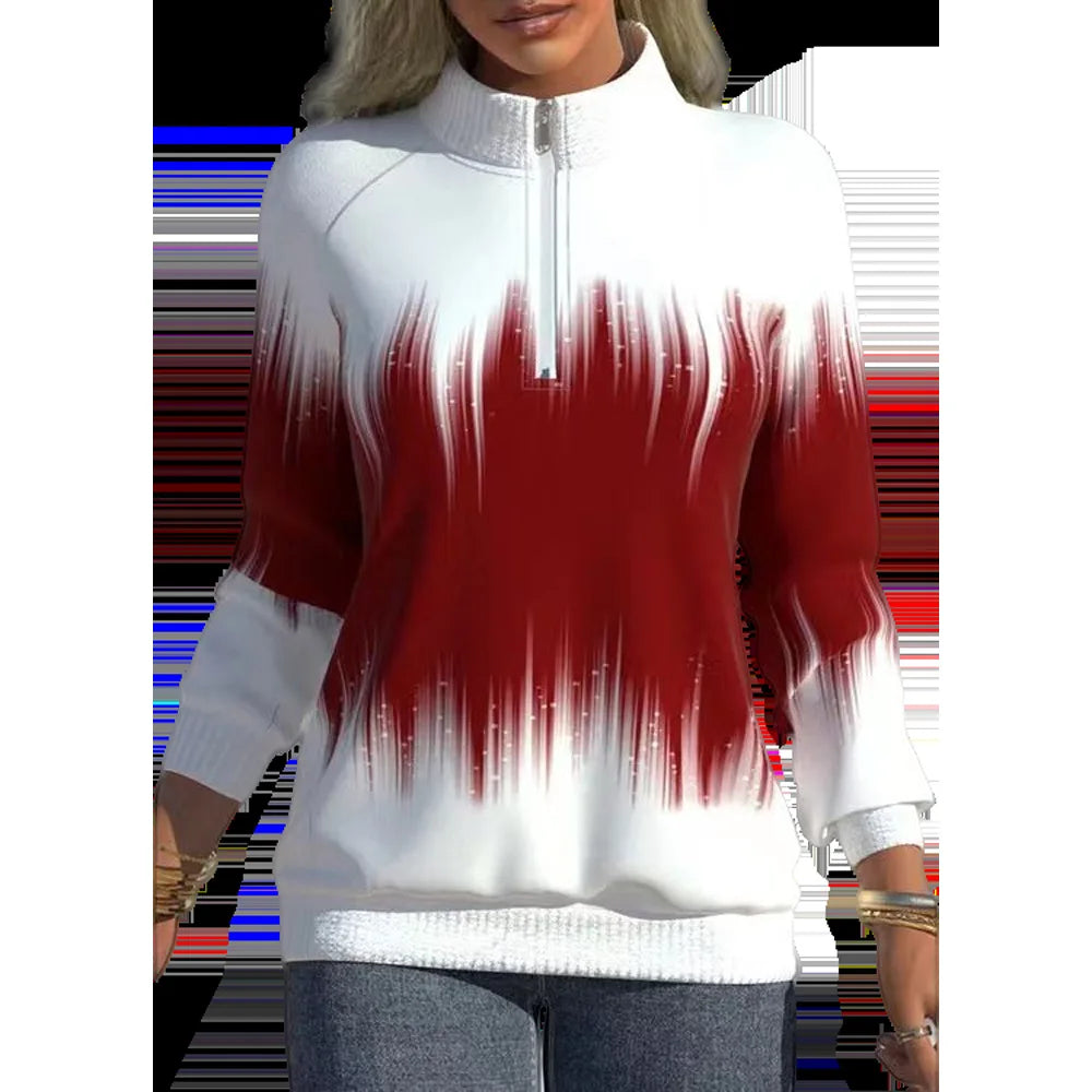 Variantenbild für Langer Damen-Hoodie, lässiger Stil, 100% Baumwolle-9