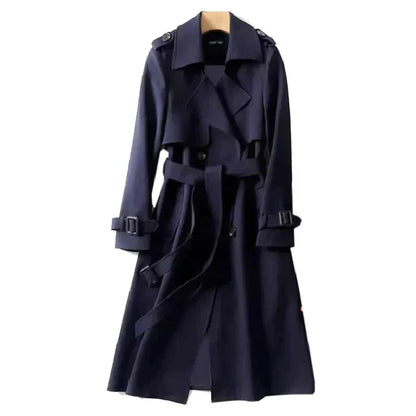 Damen-Trenchcoat, kurzes klassisches Design, leichtes Material-6