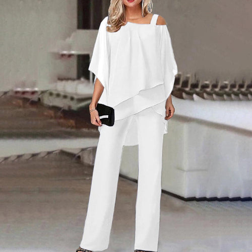 Damen-Set, zweiteilig, elegantes Polyester 1