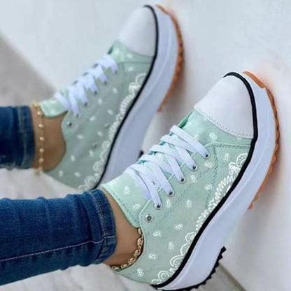 Variant image for Damen Sneakers Geblümtes Design Canvas-3
