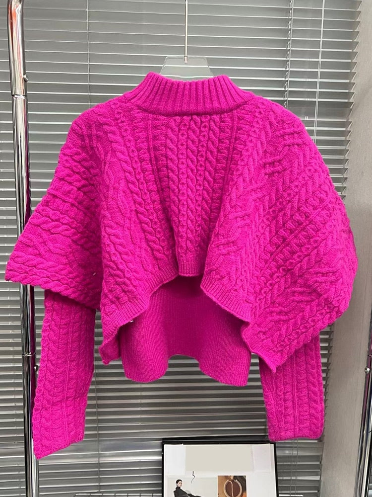 Langer Damen-Cardigan mit geometrischem Muster – locker sitzende Strickjacke für Alltag und Fest 3