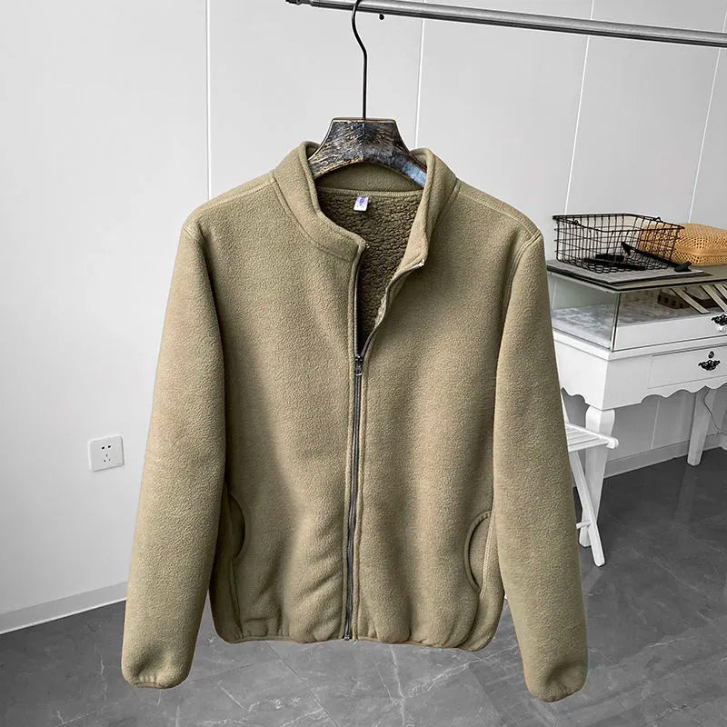 Variant image for Herren-Fleecejacke, Stehkragen, wasserabweisend, Fleece-7