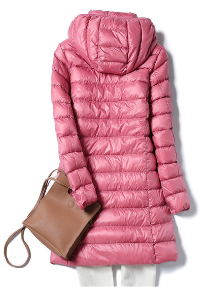 Damen-Parka, lange Daunenfüllung, Polyester-2