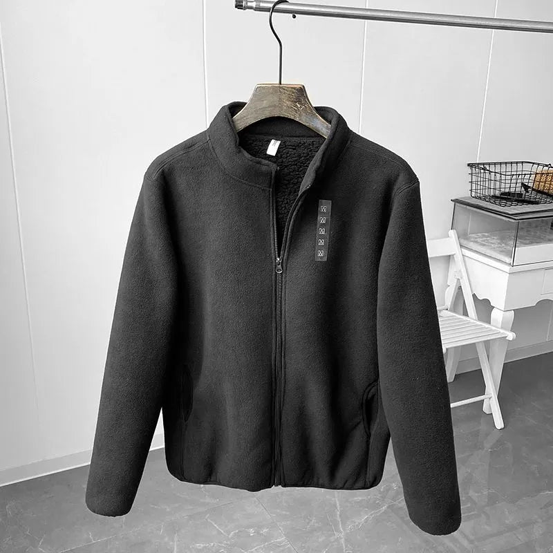 Variant image for Herren-Fleecejacke, Stehkragen, wasserabweisend, Fleece-30