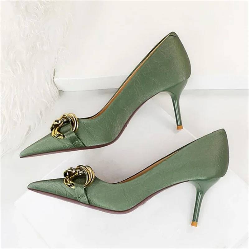 Elegante schwarze Stilettos für Damen mit Gummisohle – 10 cm hoher Absatz, PU-Material, erhältlich in den Größen 36-41 4