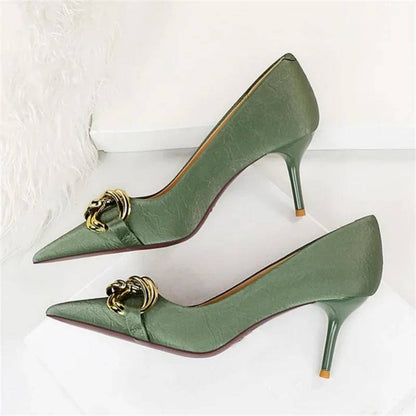 Elegante schwarze Stilettos für Damen mit Gummisohle – 10 cm hoher Absatz, PU-Material, erhältlich in den Größen 36-41 4