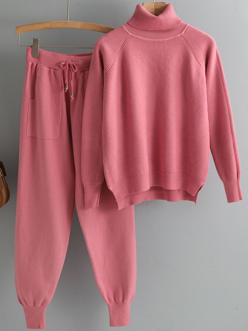 Variantenbild für Damen-Sweathose mit High Waist aus 100% Baumwolle in Slim Fit-4