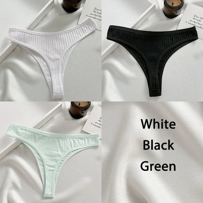 Variant image for Damen-Tanga, Set, monochrome Baumwolle, Spandex-57