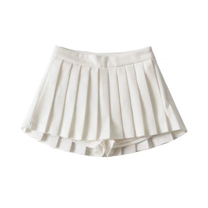 Variant image for Damen-Minirock, plissiertes Polyester-3