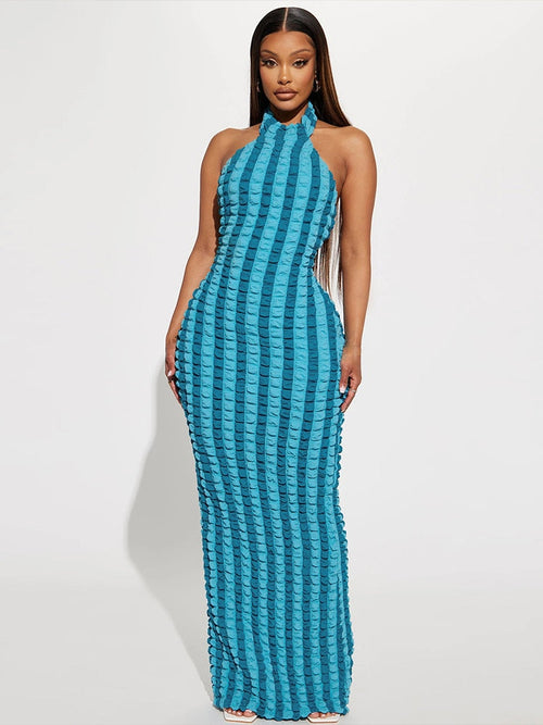 Damen-Kleid, hoher Kragen, lange Ärmel, nachhaltiges Material-1