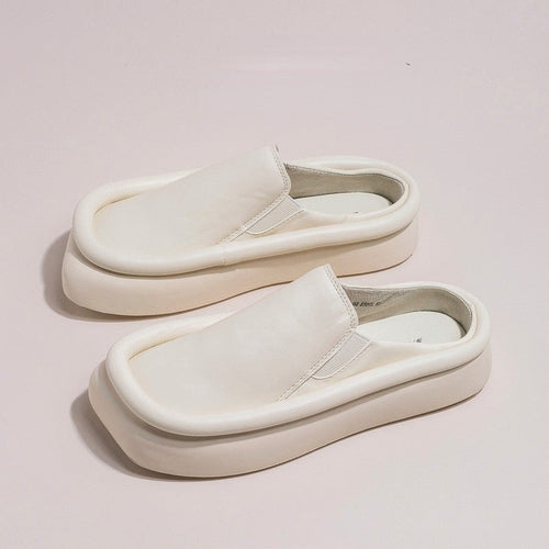 Damen-Mules, zeitloses Design, robustes Material 1
