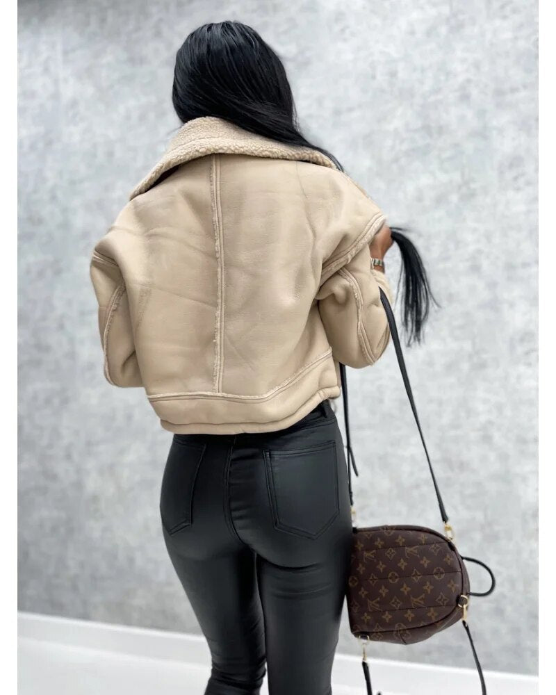 Herren-Lederjacke, klassisch, hochwertiges Leder-4