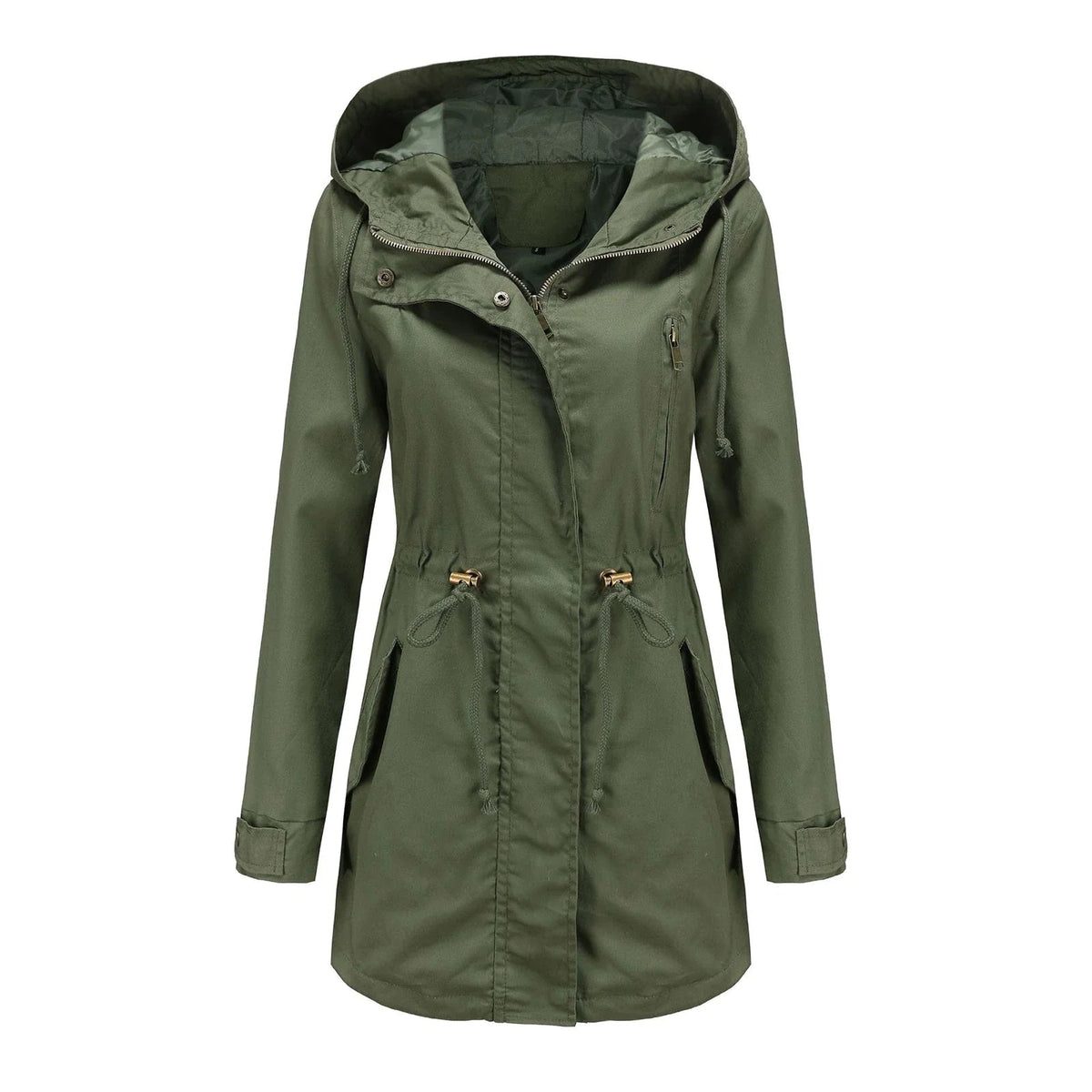 Damenjacke Wasserdicht Zeitloses Design Langärmlig für Outdoor-Aktivitäten-5
