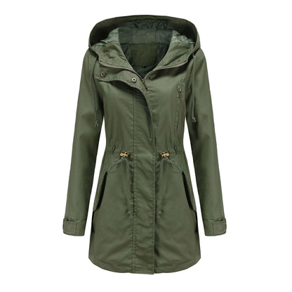 Damenjacke Wasserdicht Zeitloses Design Langärmlig für Outdoor-Aktivitäten-5