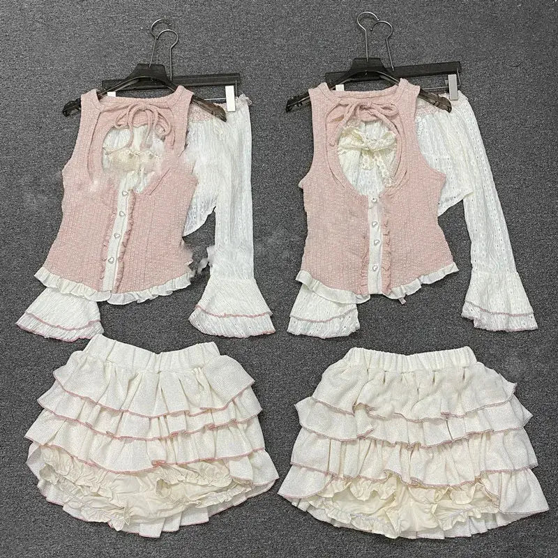 Damen A-Linien Rock mit Träger Polyester 5