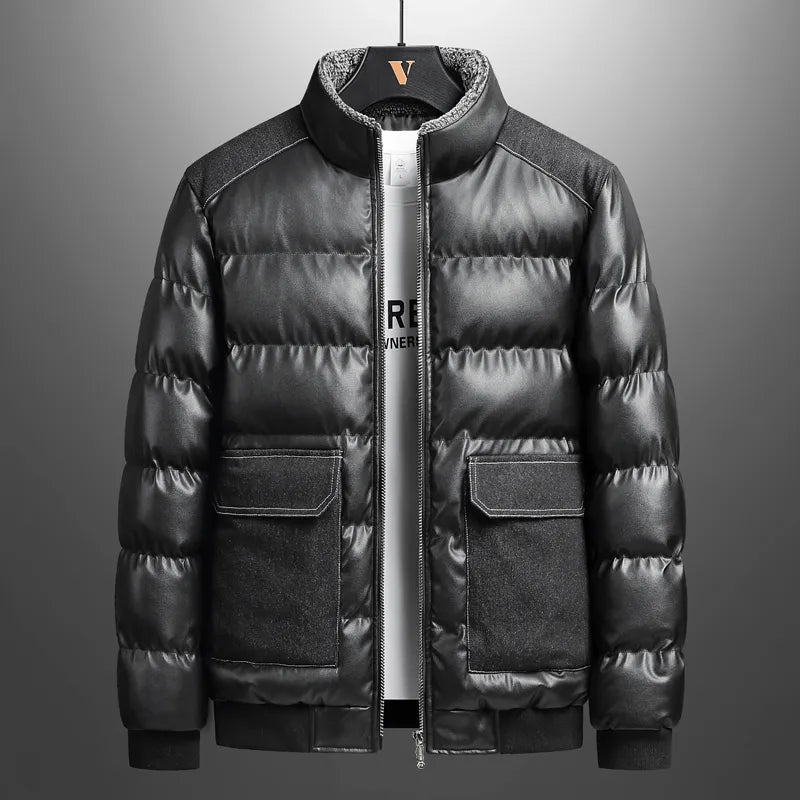 Damen-Lange Pufferjacke, Zeitloses Design, Hochwertiges Polyester-1